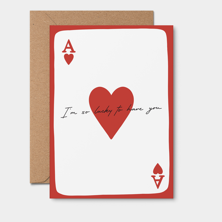 Felicitare · Lucky To Have You