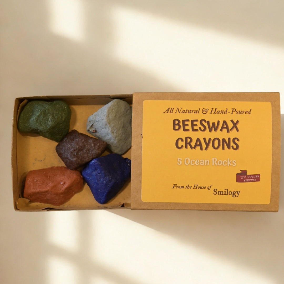 Natural Beeswax Crayons – Set of 5