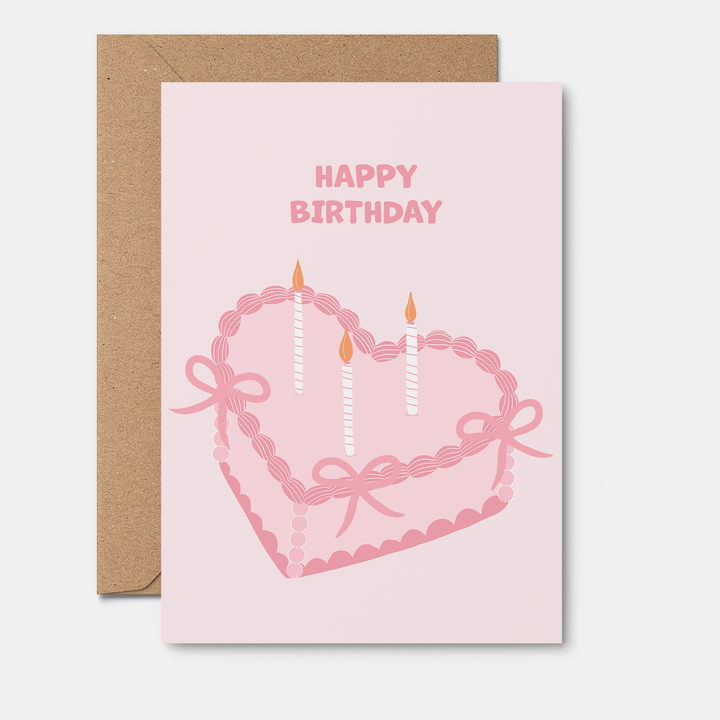 Felicitare · Pink Vintage Cake