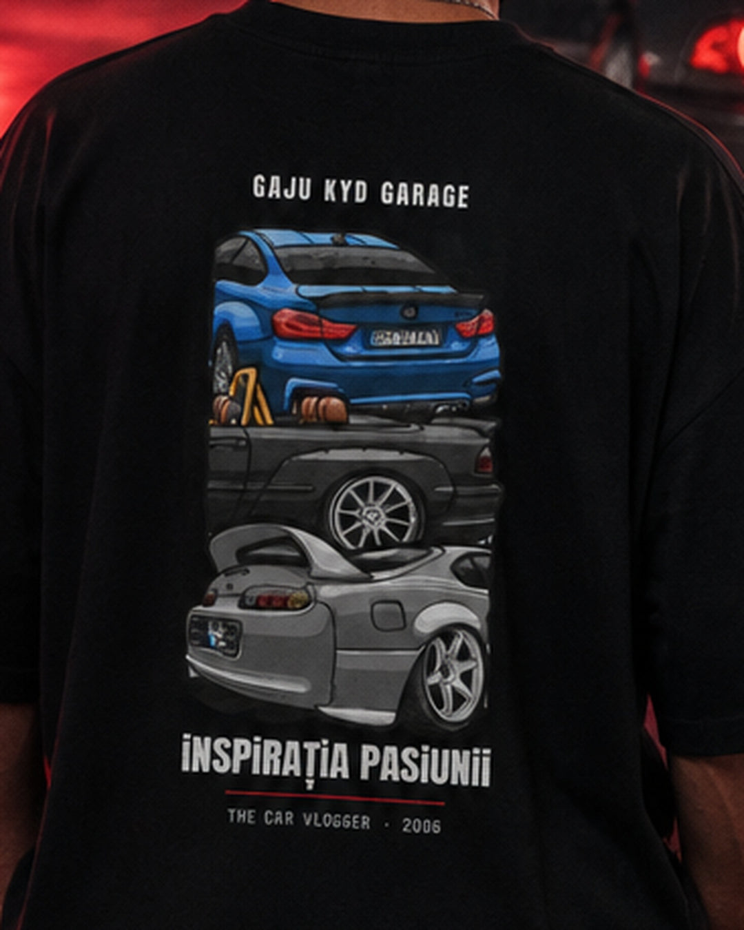 Tricou TRIO GajuKYD – spate, close-up print