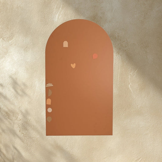 Tablă magnetică decorativă – Arc Caramel