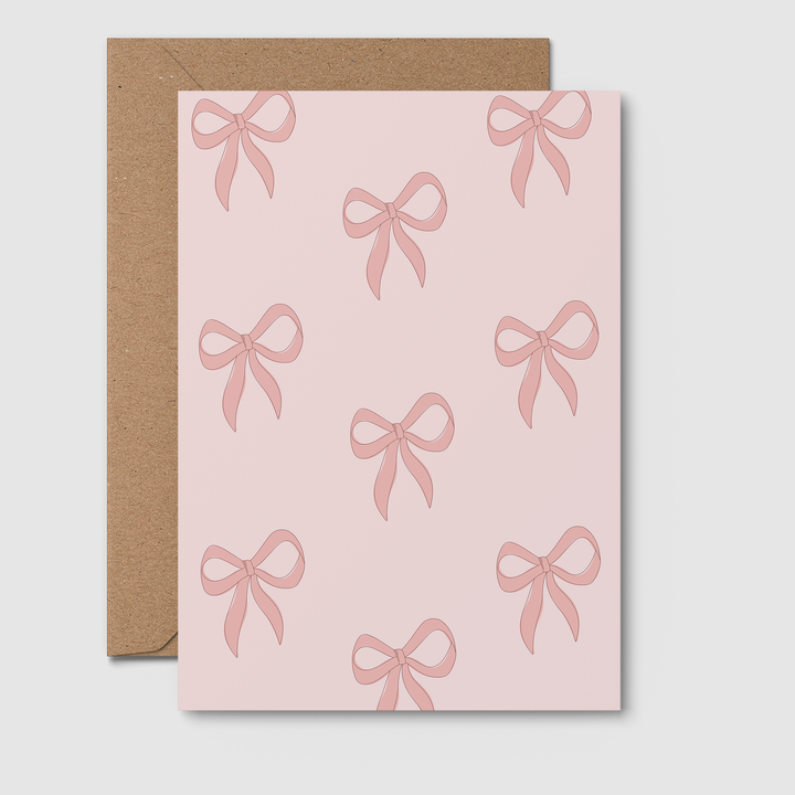 Felicitare · Pink Bow