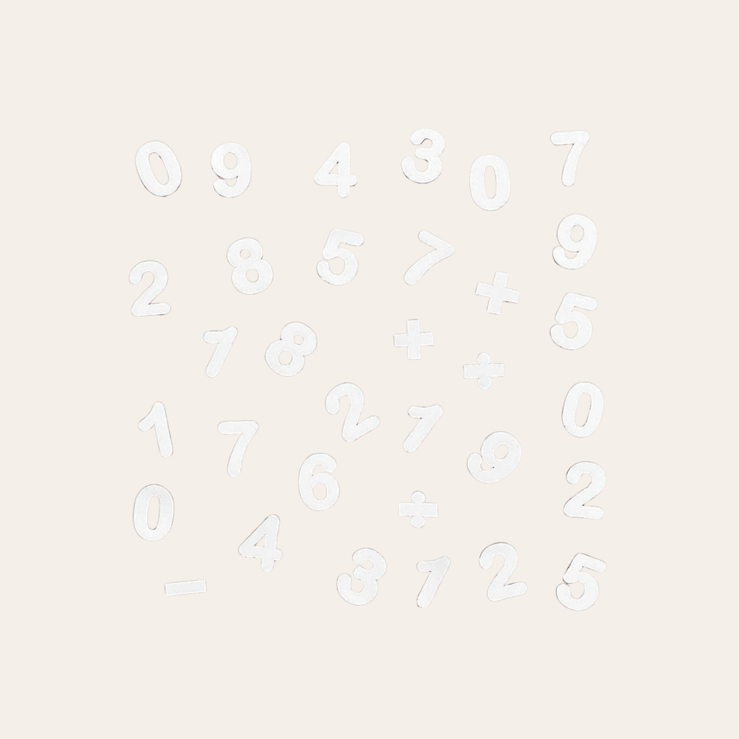 Cifre magnetice copii - set 100 piese