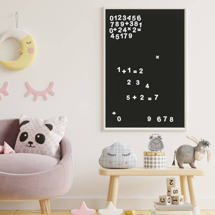 Cifre magnetice copii - set 100 piese