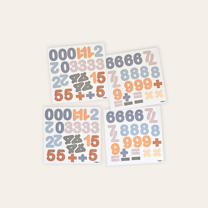 Cifre magnetice copii - set 100 piese