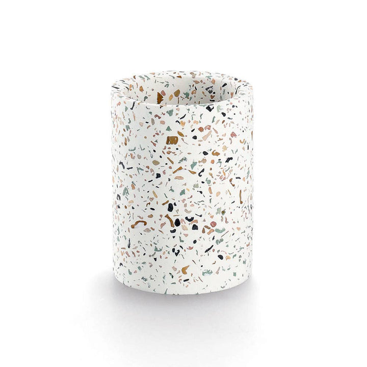 Pahar pentru periuțe „Terrazzo", Zeller Present, ciment, Ø8,2x11 cm