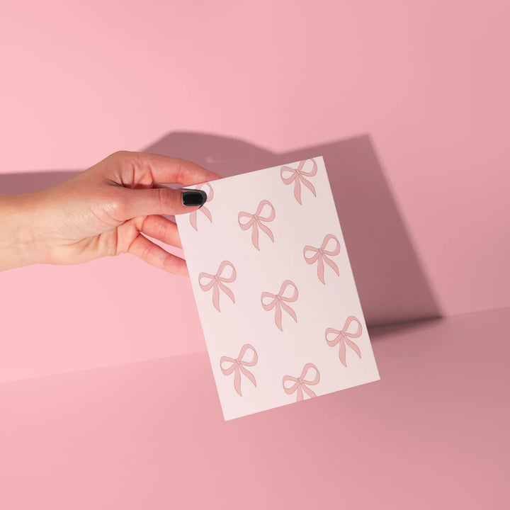 Felicitare · Pink Bow
