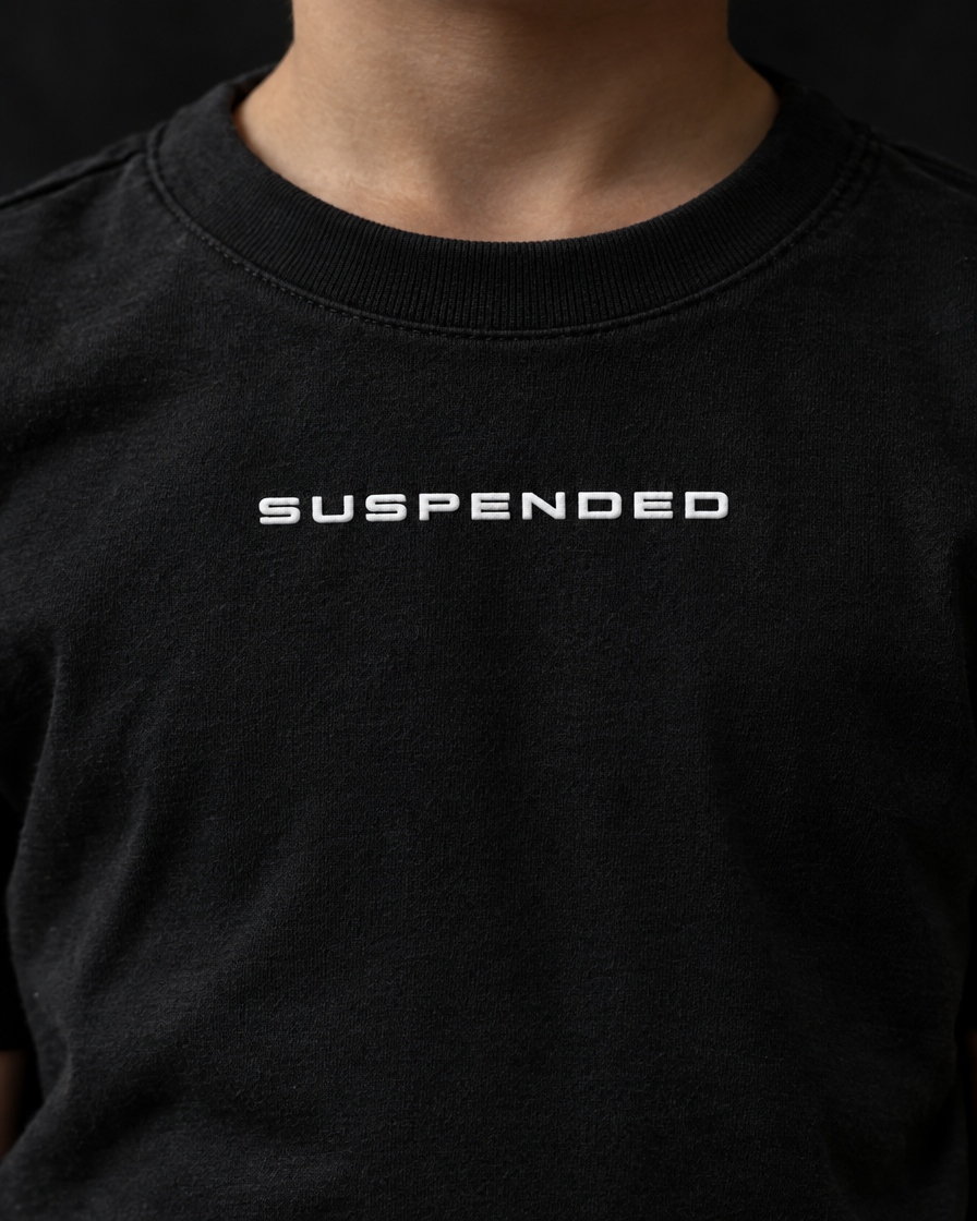 Tricou copii Suspended - detaliu print piept