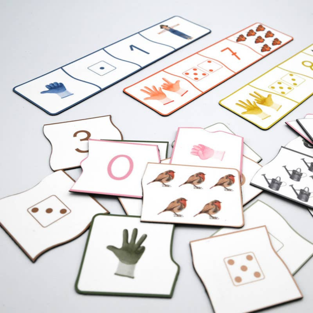 Joc magnetic Învăț să număr, Ferflex, 45 piese, puzzle, copii