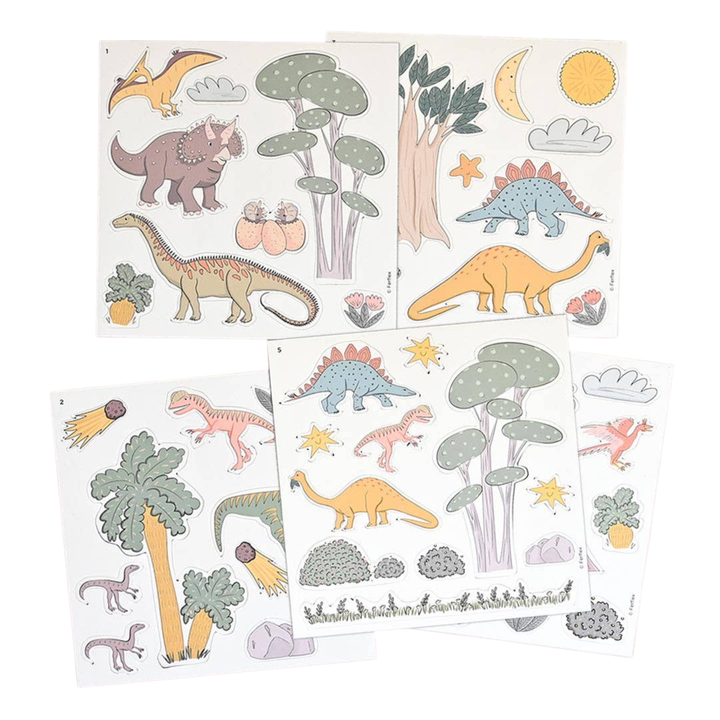 Joc magnetic Lumea dinozaurilor, Ferflex, 52 piese, imaginație, copii