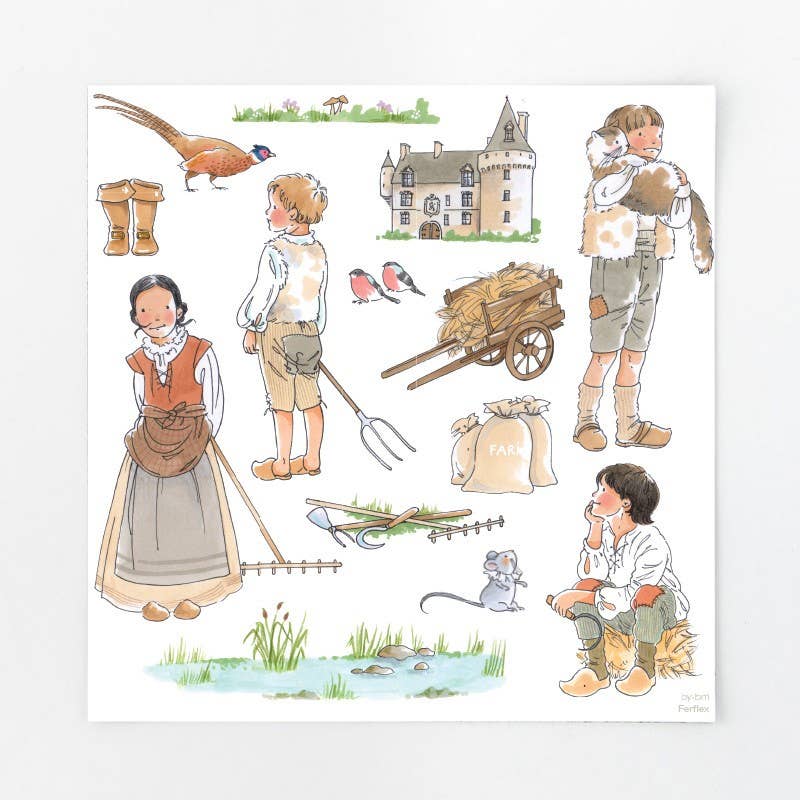 Decoruri magnetice pentru jocul Motanul Încălțat – joacă creativă pentru copii