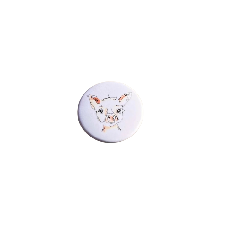 Magnet decorativ rotund Animal, Annelis Art, organizare, frgider
