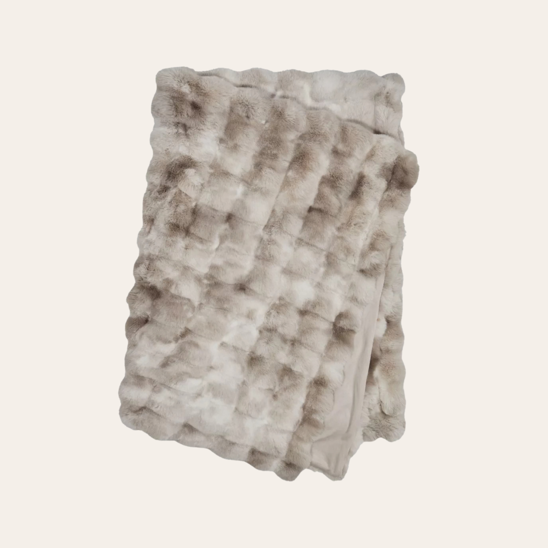 Pătură decorativă Misty Nisip 120x180 cm