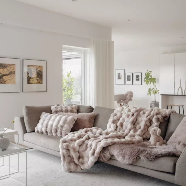 Pernă decorativă Misty Nisip 45x45 cm