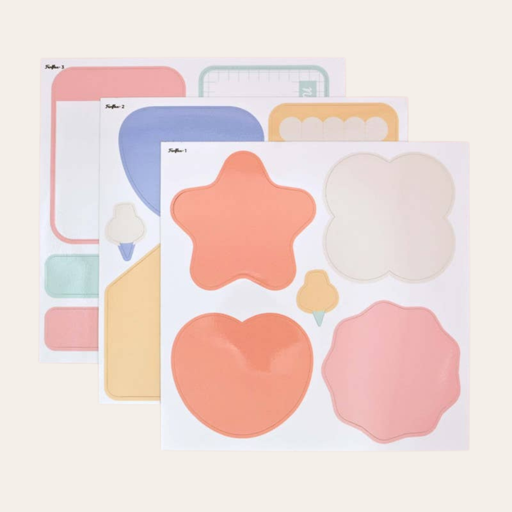 Set notițe magnetice Coral