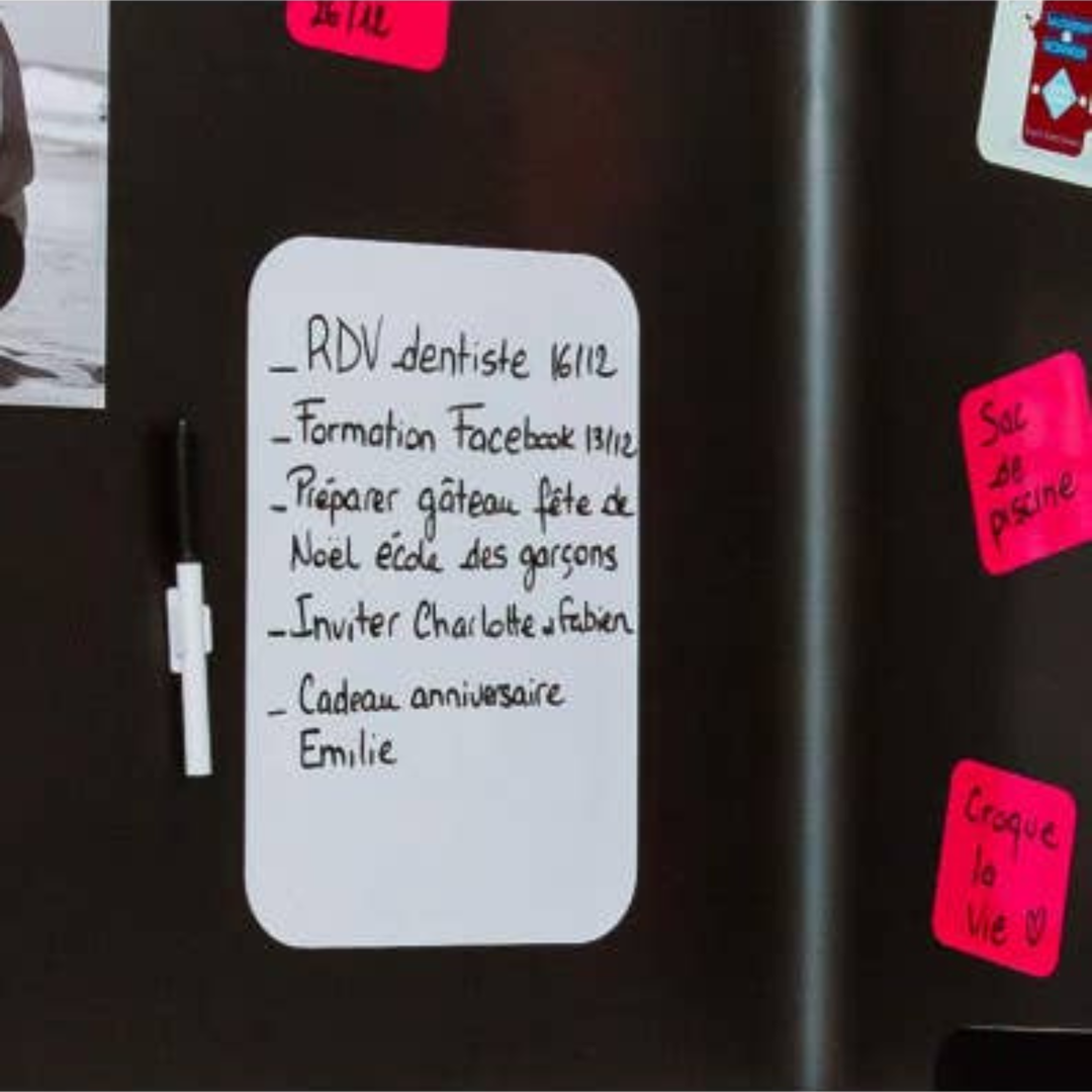 Tablă magnetică albă - 29x40cm