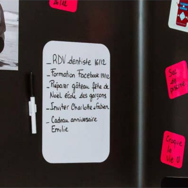 Tablă magnetică albă - 29x40cm