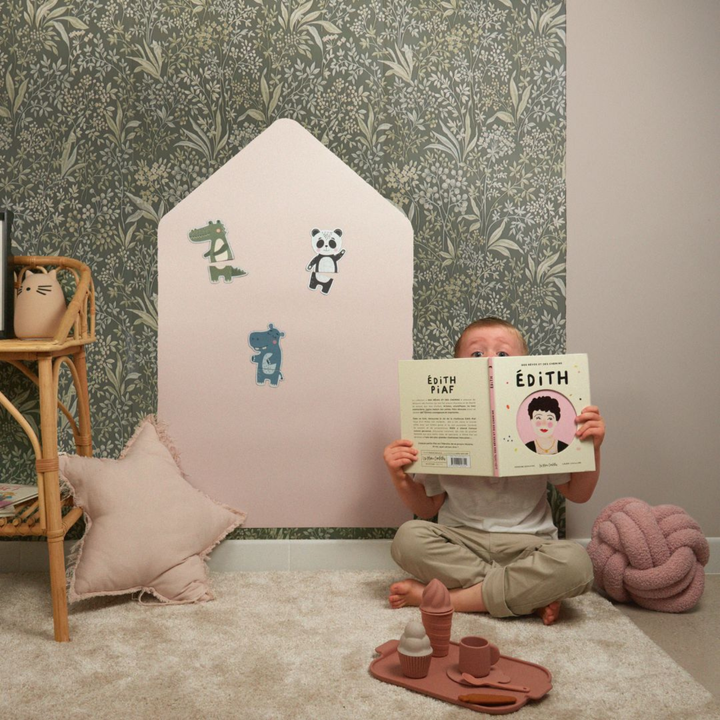 Tablă magnetică copii Casă 58 × 92,4 cm