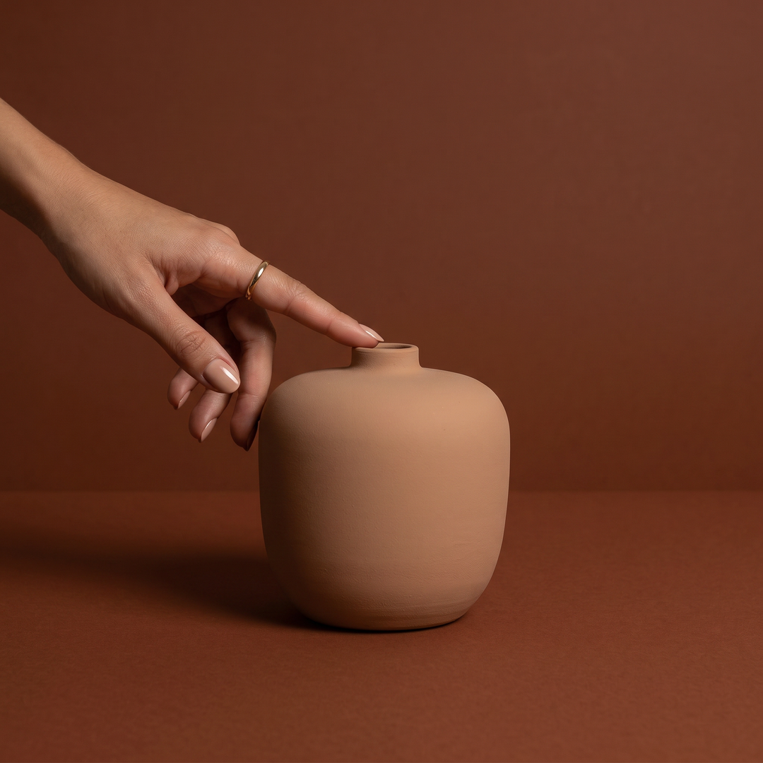 Vază ceramică Terracotta Peach 05